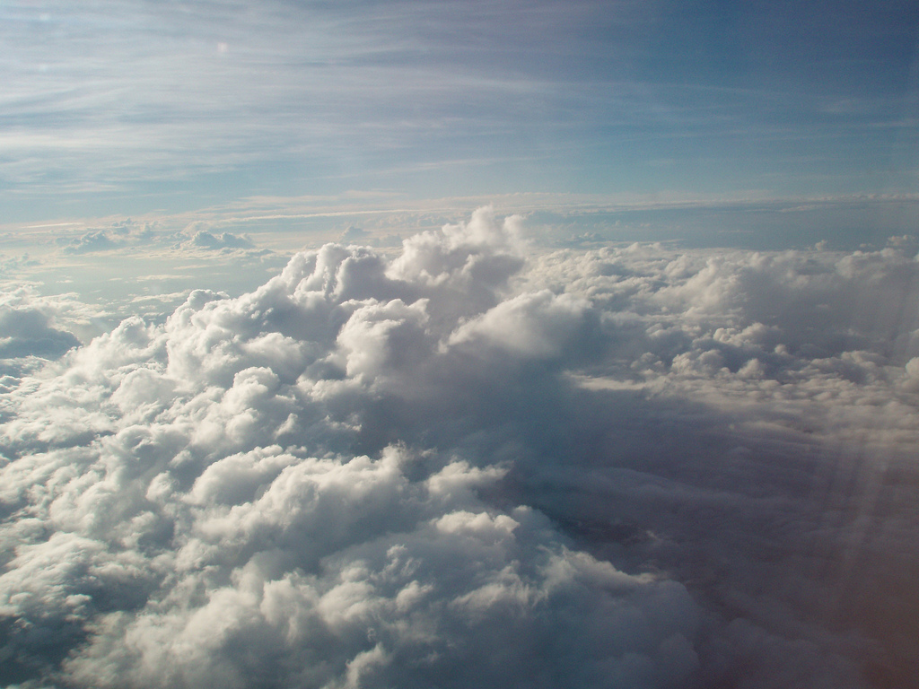 Cloud layers: Stratus clouds (above), cu by VMFoliaki, on Flickr