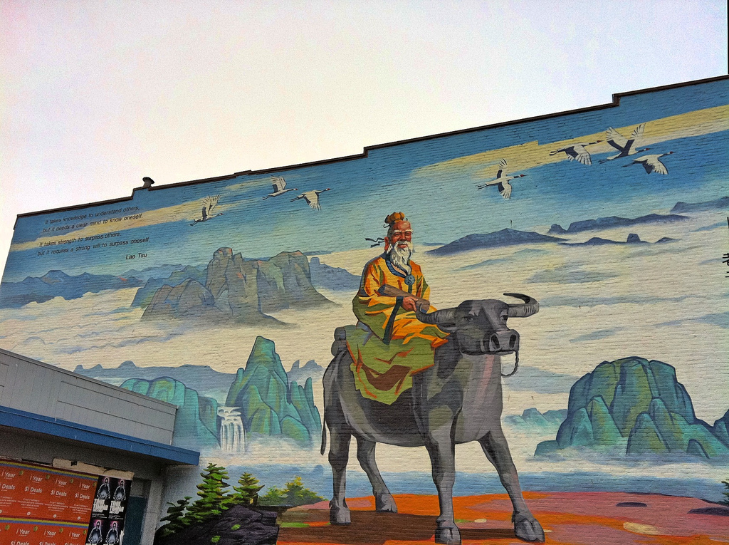 Lao Tzu Mural in Chinatown by keepitsurreal, on Flickr