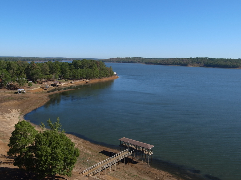 Nacogdoches Lake - Texas Drought by Jeff Attaway, on Flickr