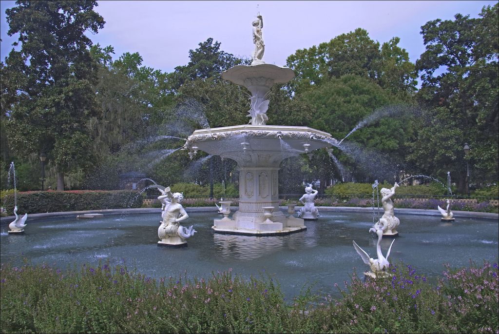 Forsyth Park Fountain -- Savannah (GA) 2 by Ron Cogswell, on Flickr