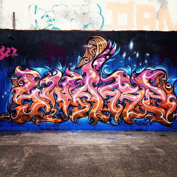 #Snarl #mural at #Marrickville #graffiti by JAM Project, on Flickr