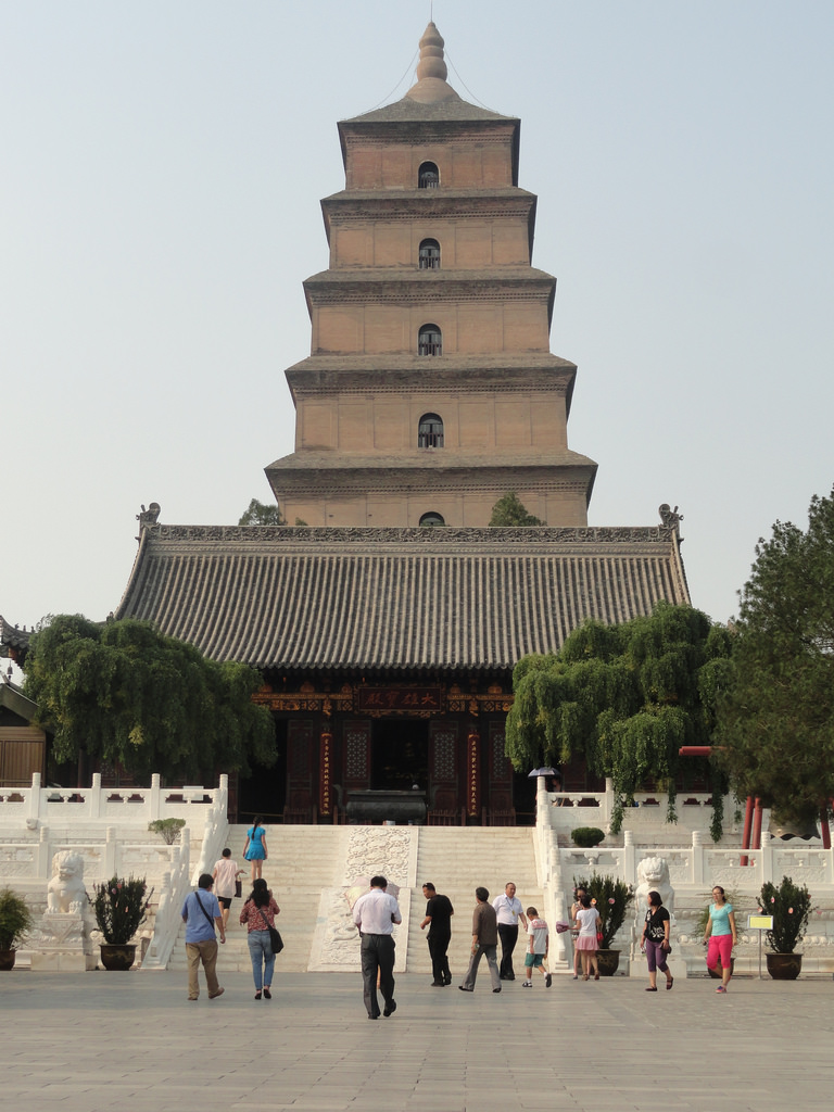 Giant Wild Goose Pagoda, Xian, China by travelourplanet.com, on Flickr